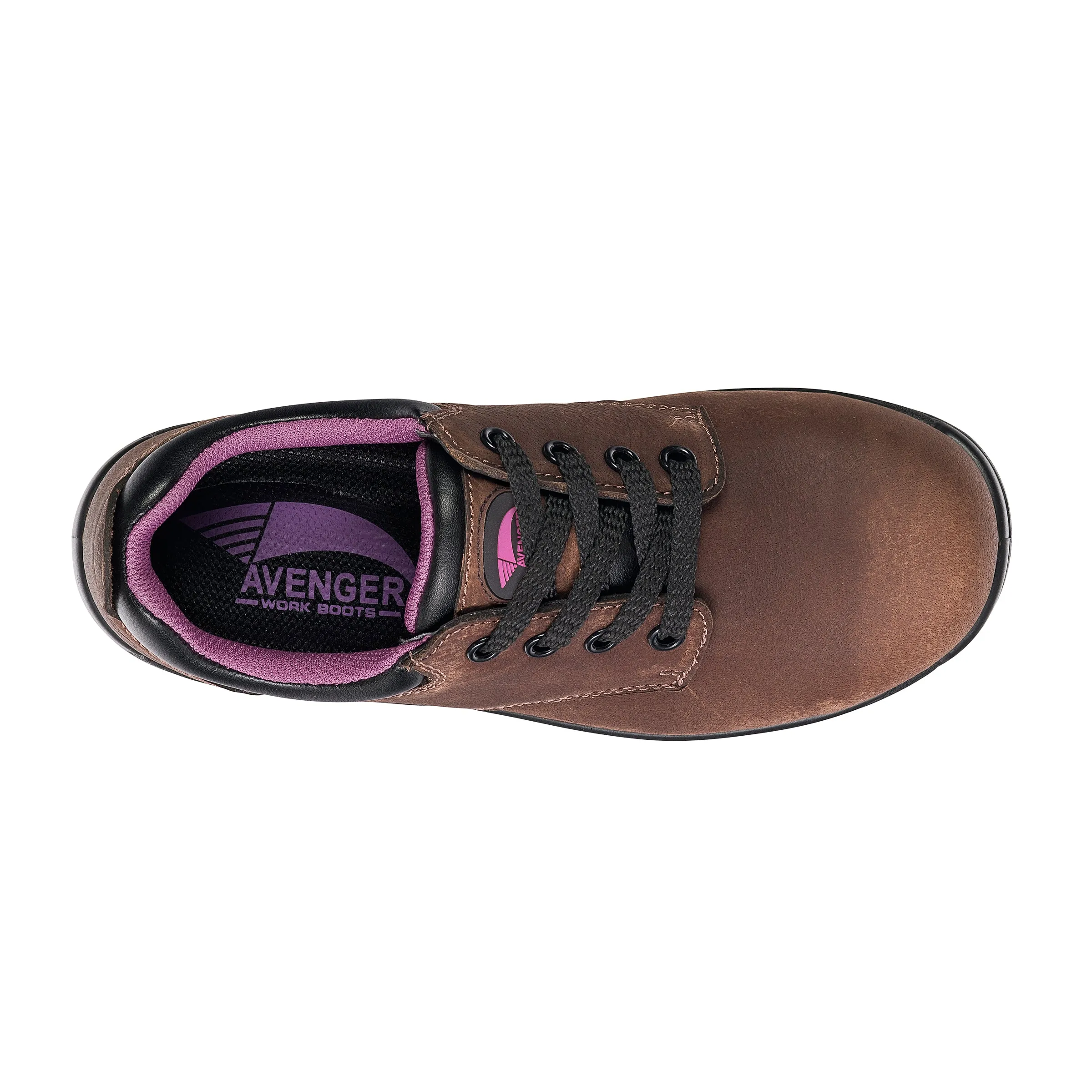 Women's Foreman Brown Composite Toe EH WP Oxford Work Shoe