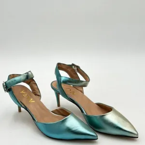 YDN Women's Lowpointed Low Heel Dress Pump Shoes