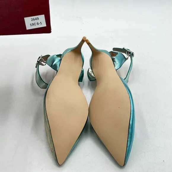 YDN Women's Lowpointed Low Heel Dress Pump Shoes