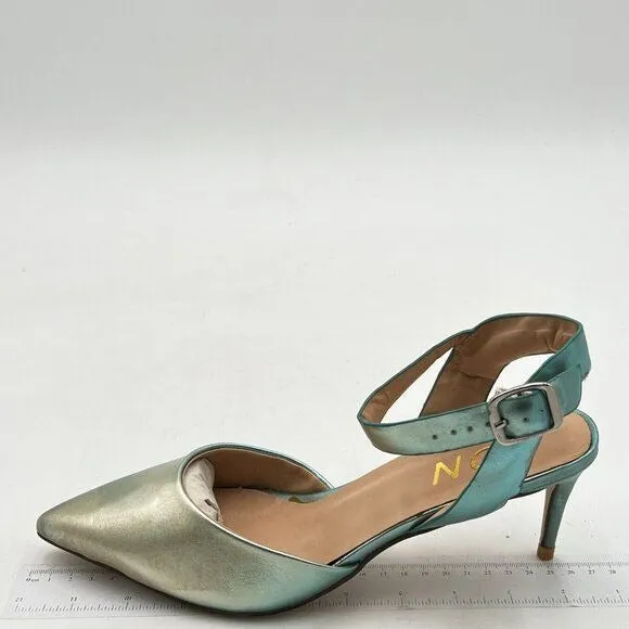 YDN Women's Lowpointed Low Heel Dress Pump Shoes