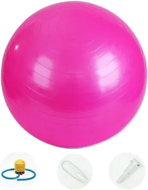 Yoga Ball Exercise Ball,Slip Resistant and Anti-Burst Stability Ball with Quick Pump,30 Inches Workout Ball,Yoga Ball Chair,Swiss Ball for Balance Home Gym Fitness Pilates Physical Therapy